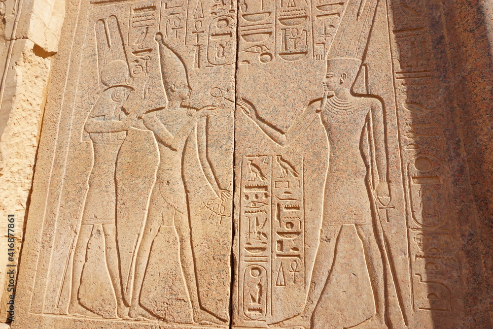 エジプトのルクソールにあるカルナック神殿