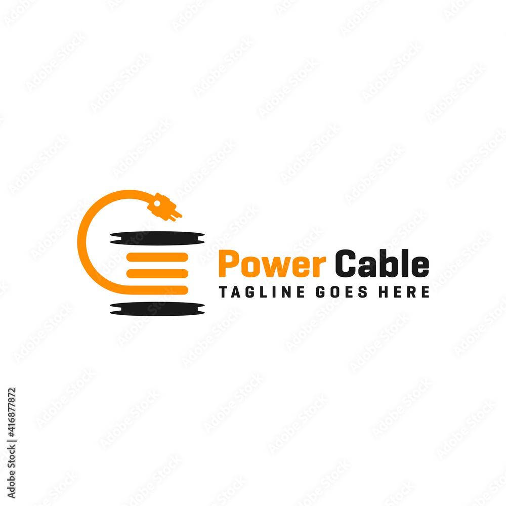electrical wiring or connector cable logo electrical wiring or connector cable logo