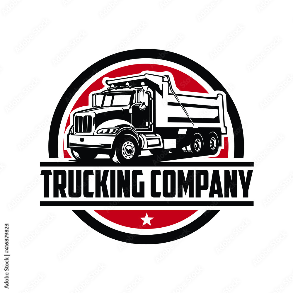 Ready Made Logo Vector Isolated EPS. Premium Trucking Company Logo ...