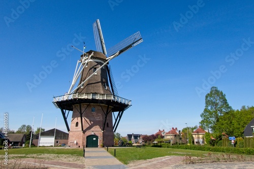 Windmill (Puurveense Molen) in Kootwijkerbroek in Gelderland the Netherlands