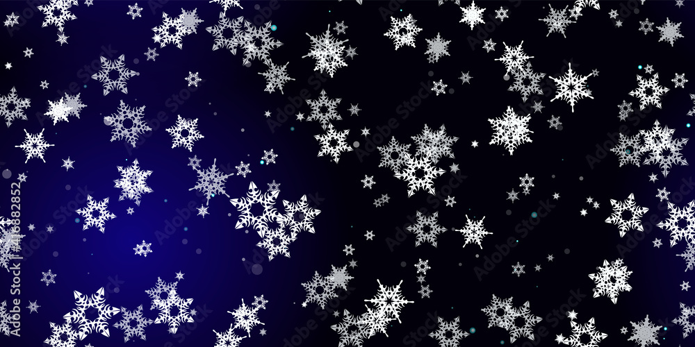 Falling Snowflakes seamless pattern flying snow Falling Snowflakes seamless pattern flying snow