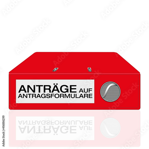 Aktenordner Antrag