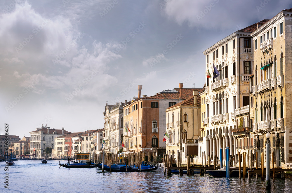 palaces of Venice overlooking the Grand Canal