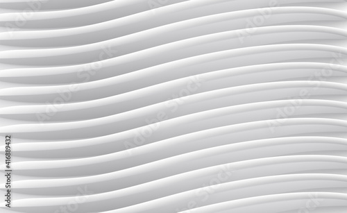 3d texture of white waves creating modern 3d texture, play of light and shadow, sculptured surface