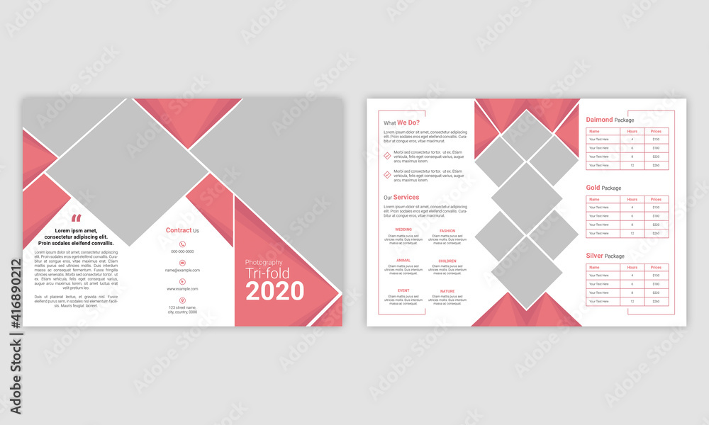 Photography Tri-fold