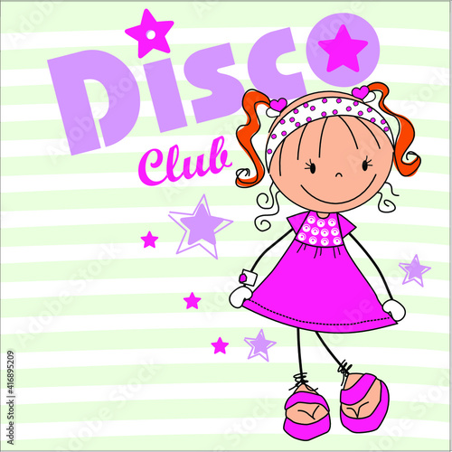 Little disco girl