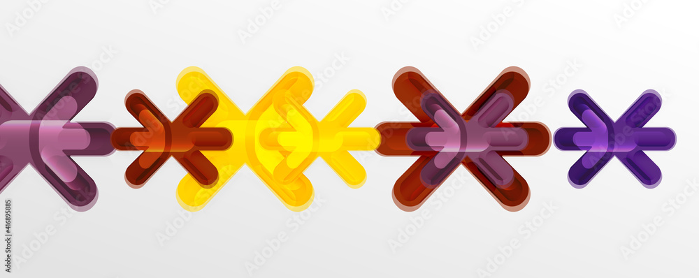 Abstract glossy crosses background for business or technology presentations, internet posters or web brochure covers Abstract glossy crosses background for business or technology presentations, internet posters or web brochure covers