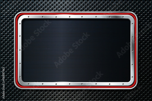 Dark metal background for industrial and technology design. 