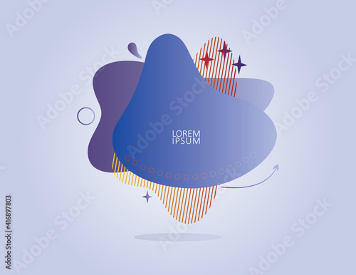 Abstract background Vector Banner.Template for the design of a logo, flyer or presentation