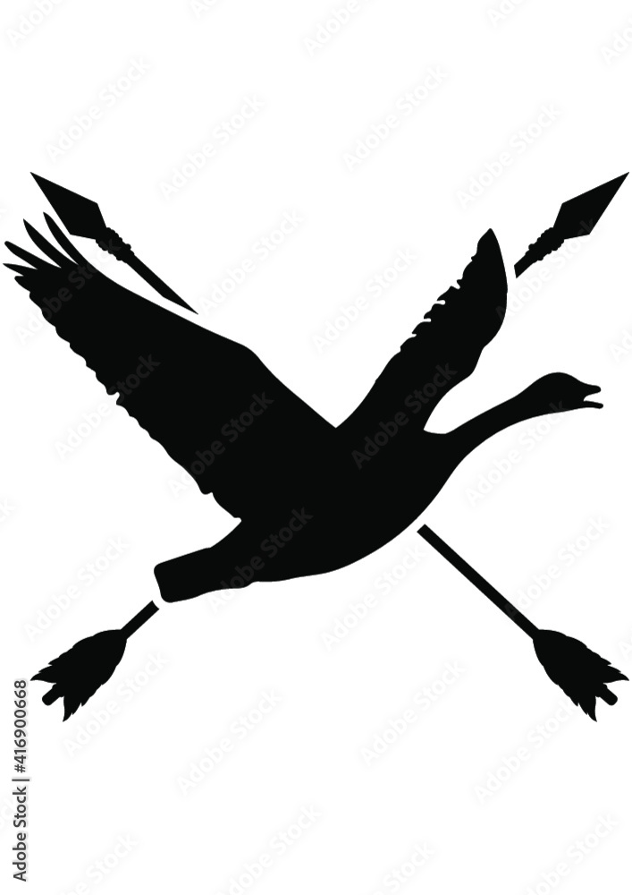 Obraz premium Hunt, Hunting, Deer, Bird, Woodland, Forest, Gun