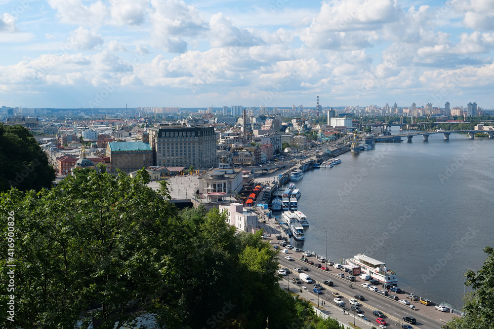 View of Kyiv, capital of Ukraine