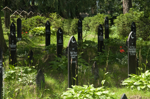 Waldfriedhof in Bruneck in Südtirol photo