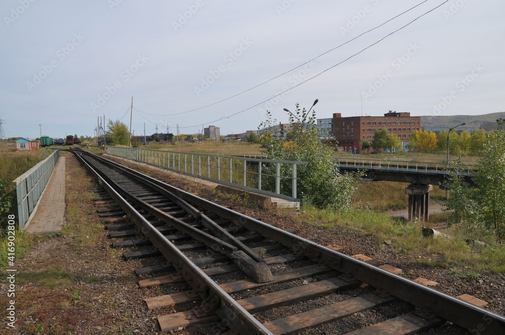 Obraz premium railroad tracks