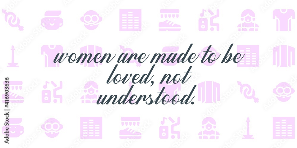 Happy women day quote. Editable vector illustration. Happy women day quote. Editable vector illustration.