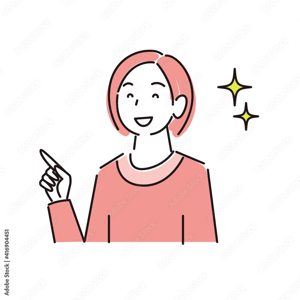 笑顔の女性 程よいシンプルなイラスト ベクター Cute smiling woman simple illustration vector 笑顔の女性 程よいシンプルなイラスト ベクター Cute smiling woman simple illustration vector