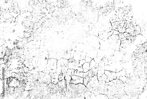 Old broken sanded aged painted facade of rusty smudged daub grime. Rough edges wrinkled plaster of uneven wall. Cracked chipped messy falling stucco. Dirty vintage flaking textured layer for 3D design