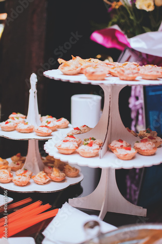 catering buffet table