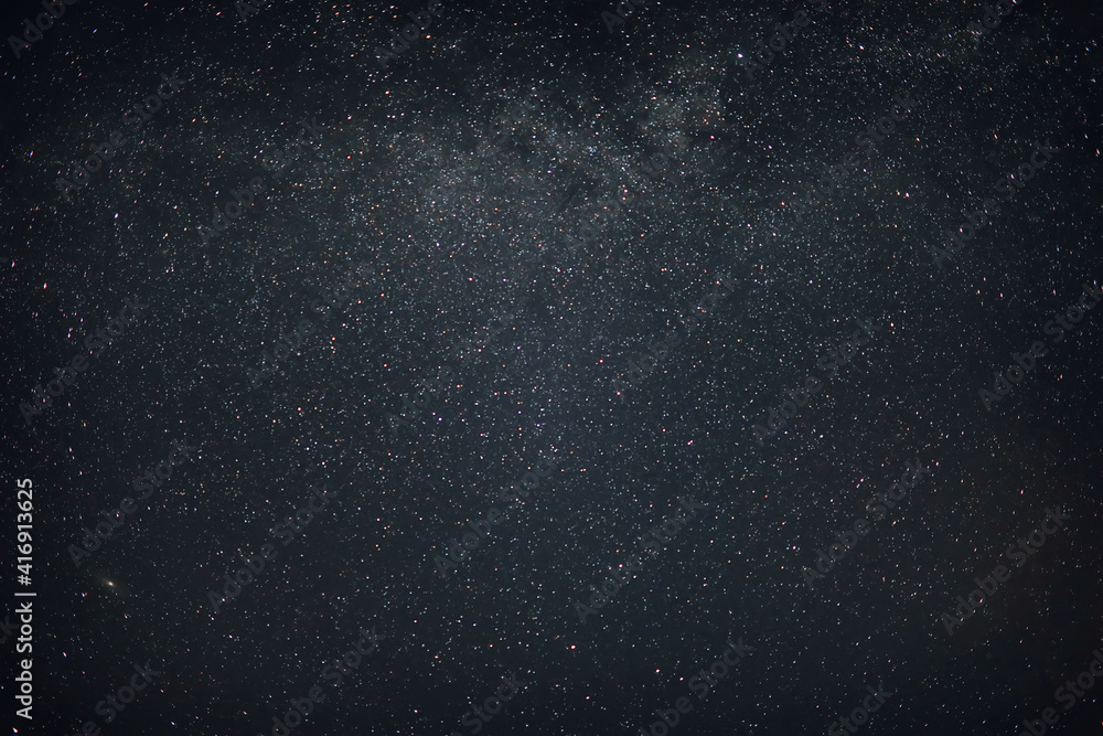 Fototapeta premium sky in the night with stars planets and comets