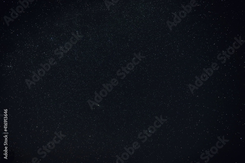 sky in the night with stars planets and comets