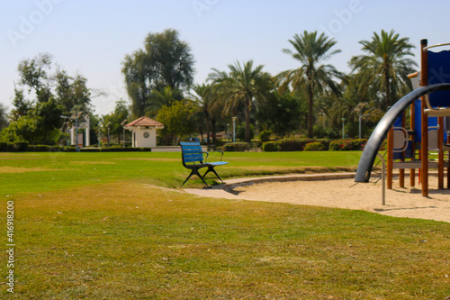 bench in a park