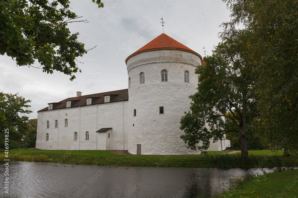 Old Castle Koluvere, Estonia. Moody weather.