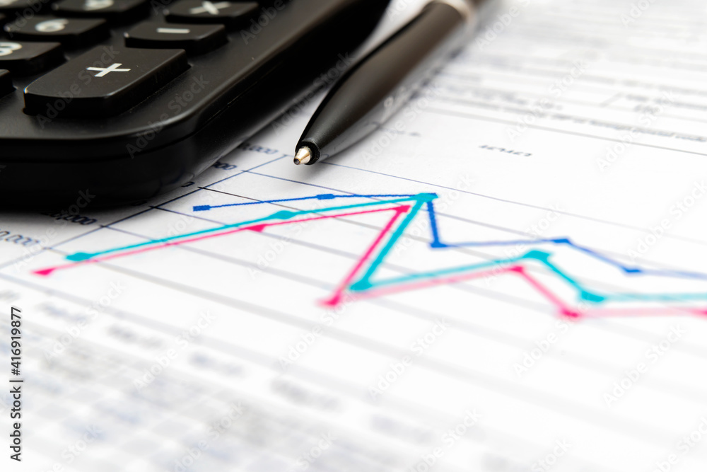 Financial accounting concept with graphs and charts stock market graphs analysis Financial accounting concept with graphs and charts stock market graphs analysis