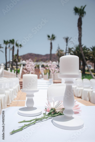 wedding table set