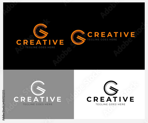 G Letter Logo Design with Creative