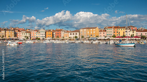 coastal city old town and harbor / croatia - istria - rovinj