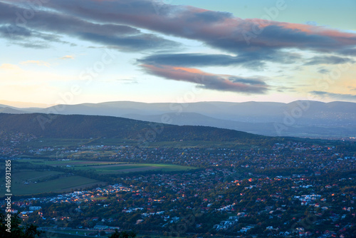 Panorama of city on the hills © Yury Kirillov
