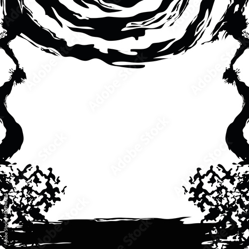 grunge abstract distressed