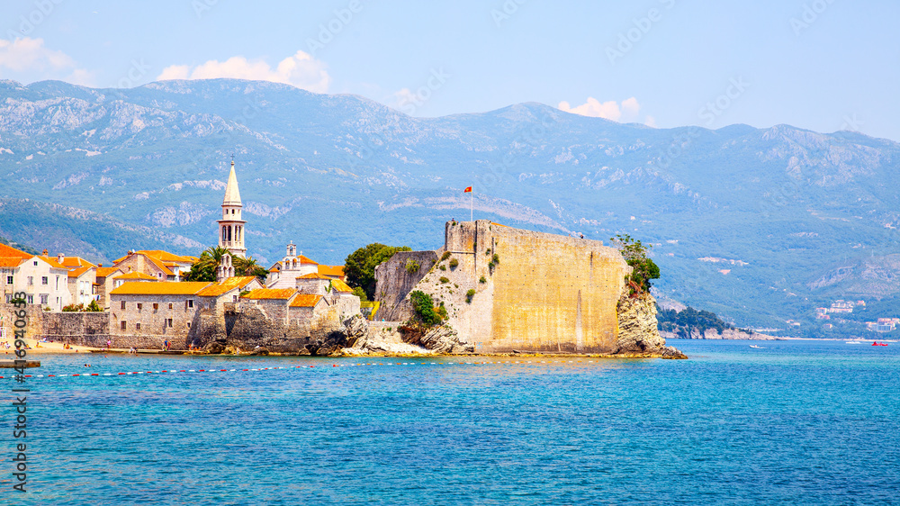 Old town of Budva in Montenegro