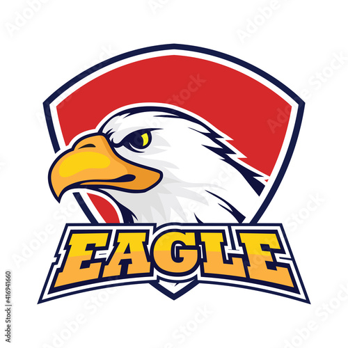 eagle logo for your business company. vector illustration