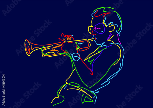 jazz trumpet player