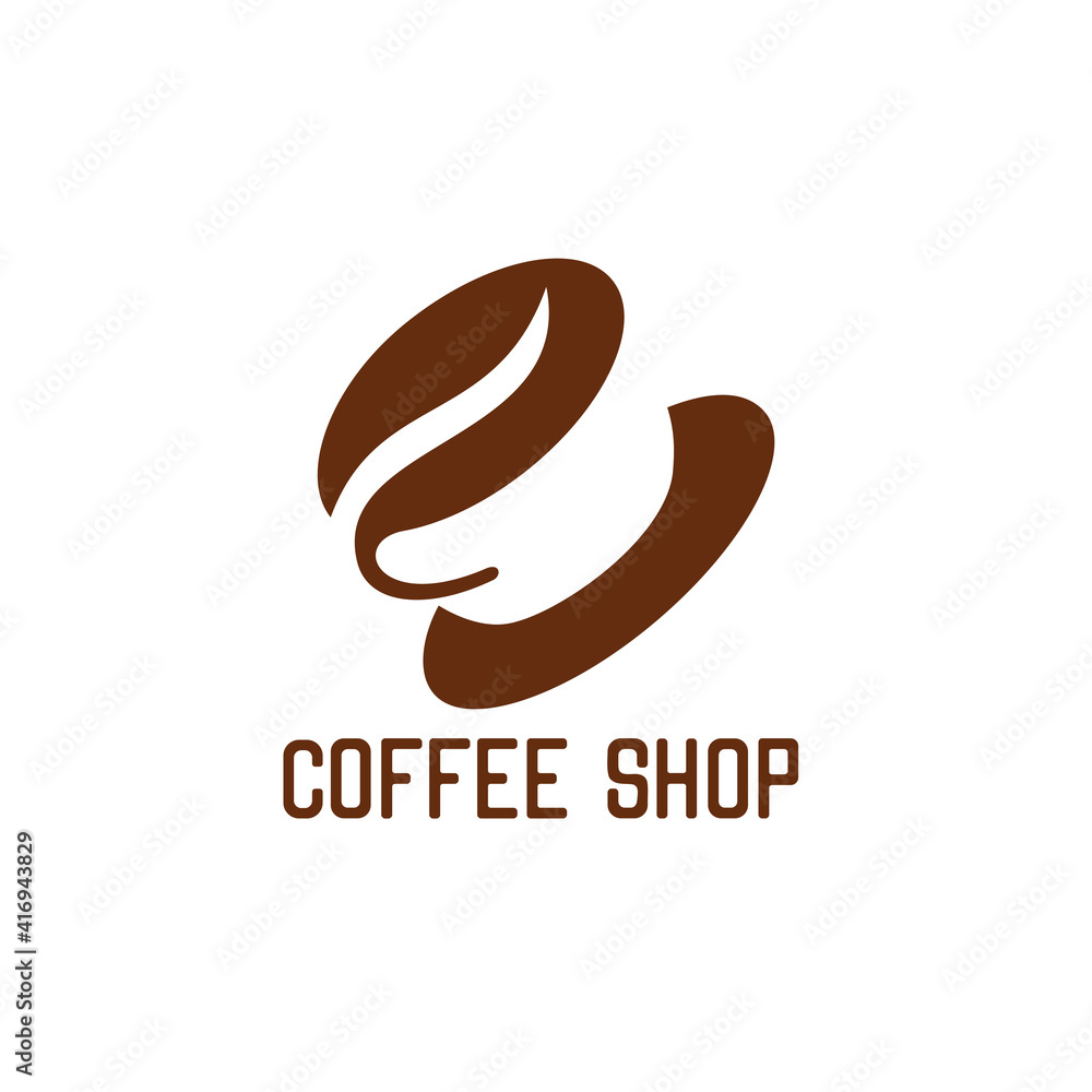 coffee shop logos badge with text space for your slogan tagline, vector illustration coffee shop logos badge with text space for your slogan tagline, vector illustration