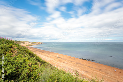 County Durham UK  26th July 2020  Durham Heritage Coast Blast Beach