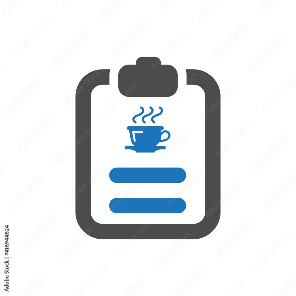 Fototapeta premium Content cup icon