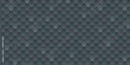 Vector seamless pattern of black roof tile. Dark grey shingles roof texture background. Gray roof tile for house covering. Vector illustration. Asphalt roof shingles.