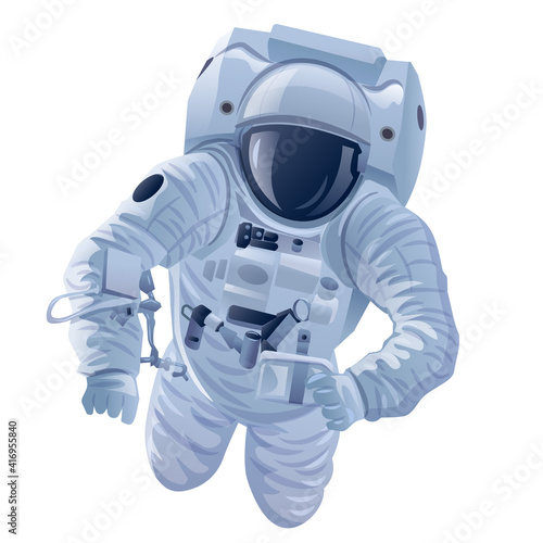 astronaut in the space