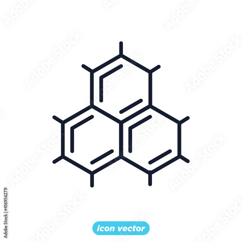 chemistry formula and molecule icons. Science element symbol template for graphic and web design collection logo vector illustration