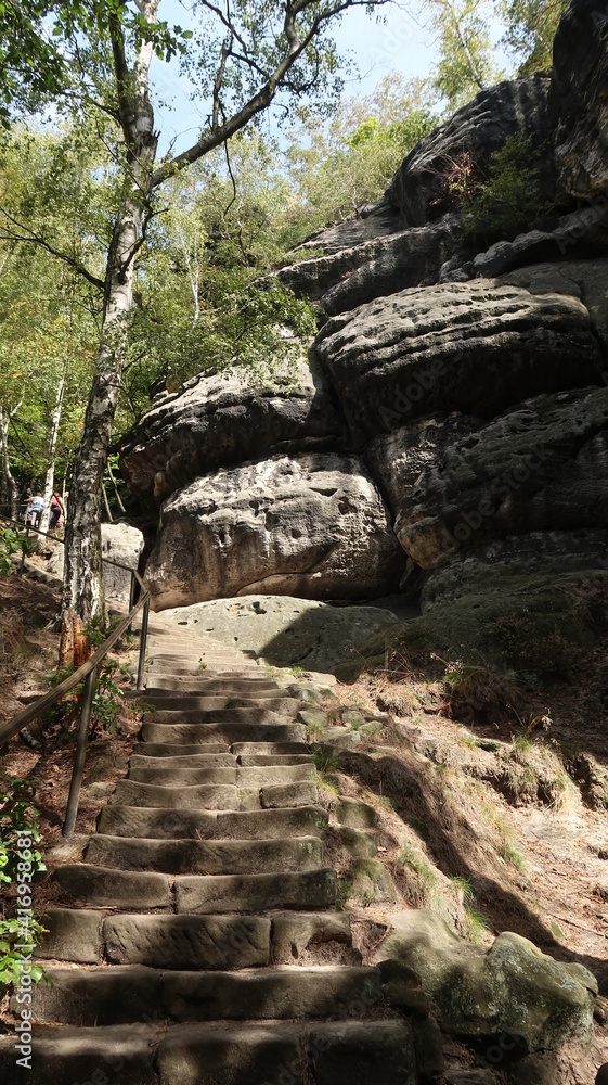 Sächsische Scwheiz Felsenlandschaft
