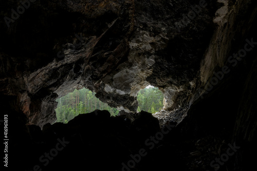 Inside the cave is Serbia
