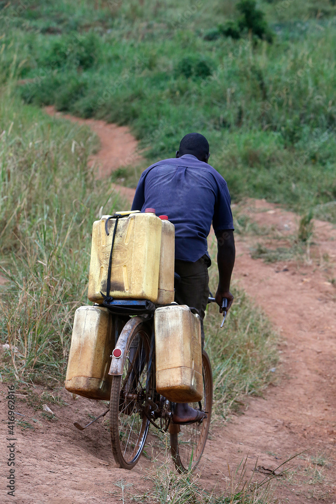 Fetching water in Masindi, Uganda. 26.02.2017