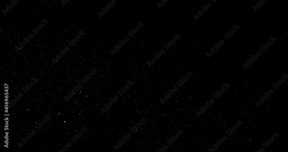 Natural Organic Dust Particles Floating On Black Background. Dynamic Dust Particles Randomly Float In Space. Shimmering Glittering Dust Particles With Bokeh. Slow motion on Black Background. Natural Organic Dust Particles Floating On Black Background. Dynamic Dust Particles Randomly Float In Space. Shimmering Glittering Dust Particles With Bokeh. Slow motion on Black Background.