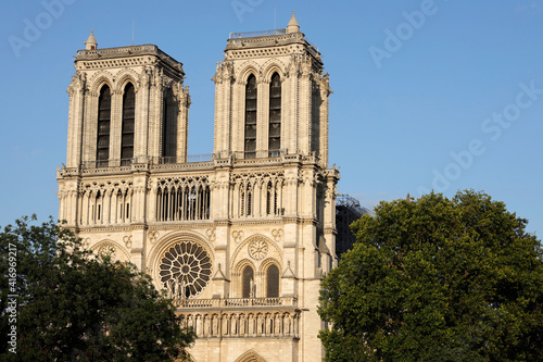 Notre Dame cathedral, Paris, France. 21.09.2018