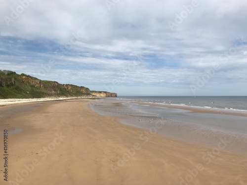 Normandie Omaha beach nahe dem Gold Utah Sword Juno Strand Landungsorte der Alliierte im 2. Weltkrieg