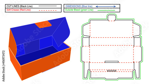 Corrugated Custom boxes, cardboard boxes and cartons box also 3D render box