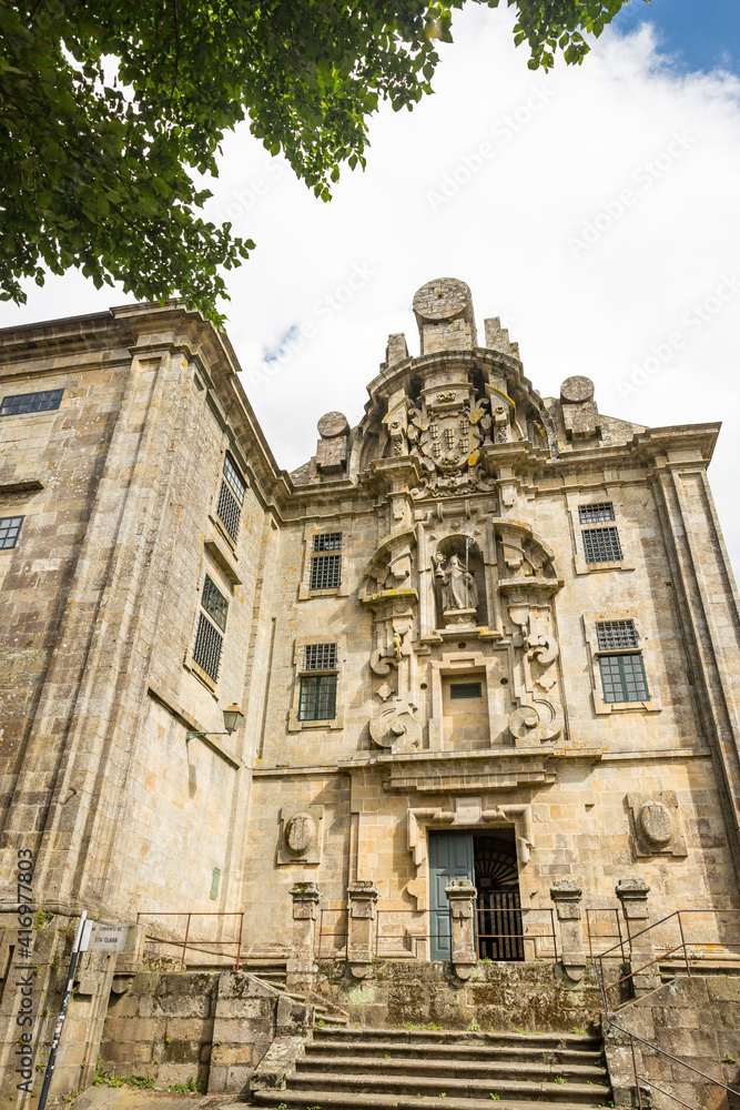 Convent of santa Clara in Santiago de Compostela city, province of A Coruna, Galicia, Spain
