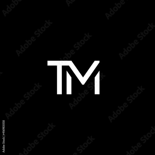 Letter TM logo or icon design