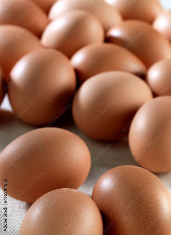 Group of unckoked eggs Group of unckoked eggs